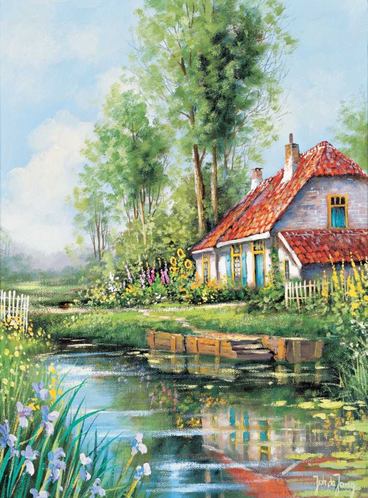 Water reflection art print by Johan de Jong for $57.95 CAD