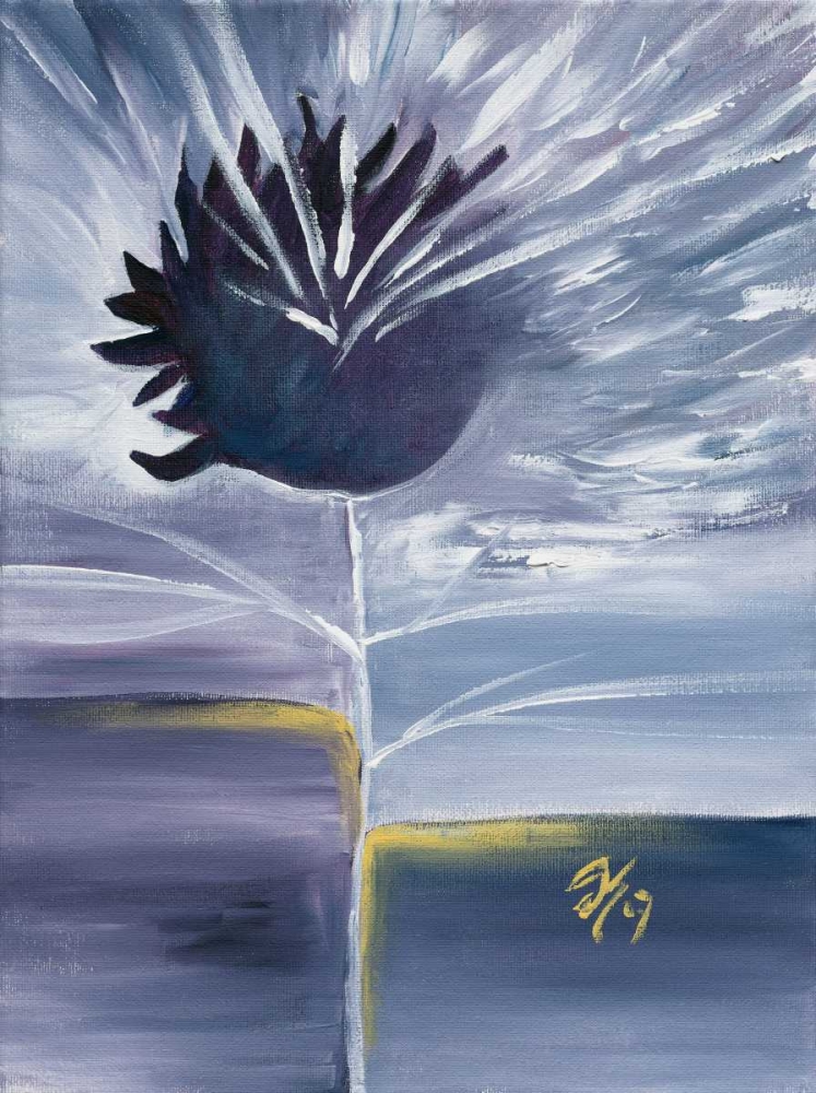 Purple bleu I art print by Kristel Peters for $57.95 CAD