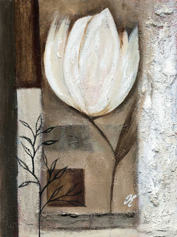 Tulip in brown I art print by Kristel Peters for $57.95 CAD