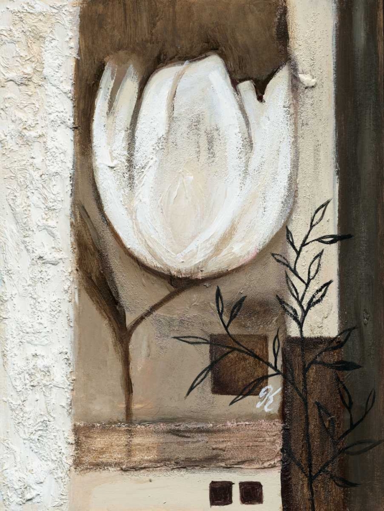 Tulip in brown II art print by Kristel Peters for $57.95 CAD
