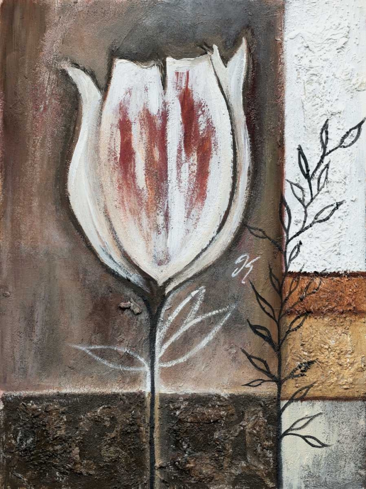 Tulip in brown III art print by Kristel Peters for $57.95 CAD