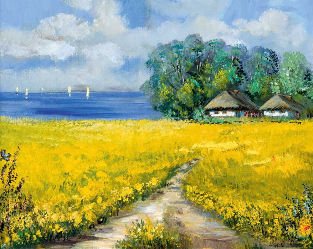 Clouds of contentment art print by Katharina Schottler for $57.95 CAD