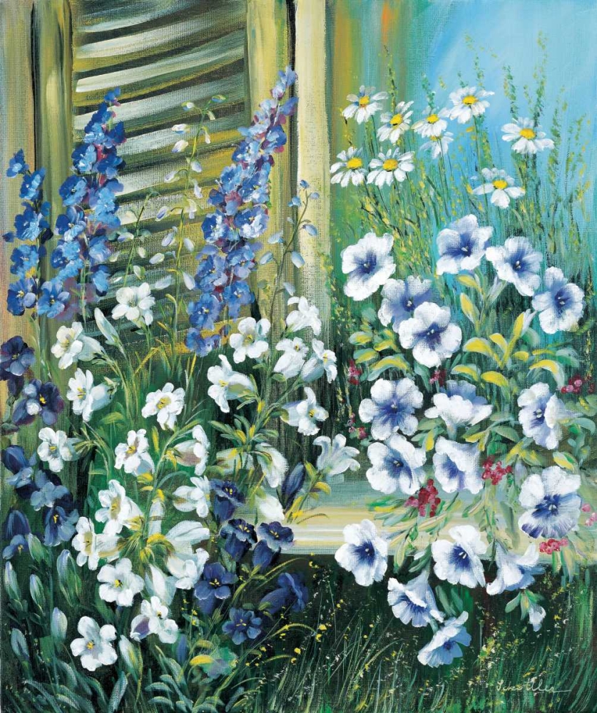 Flowers at your door art print by Katharina Schottler for $57.95 CAD