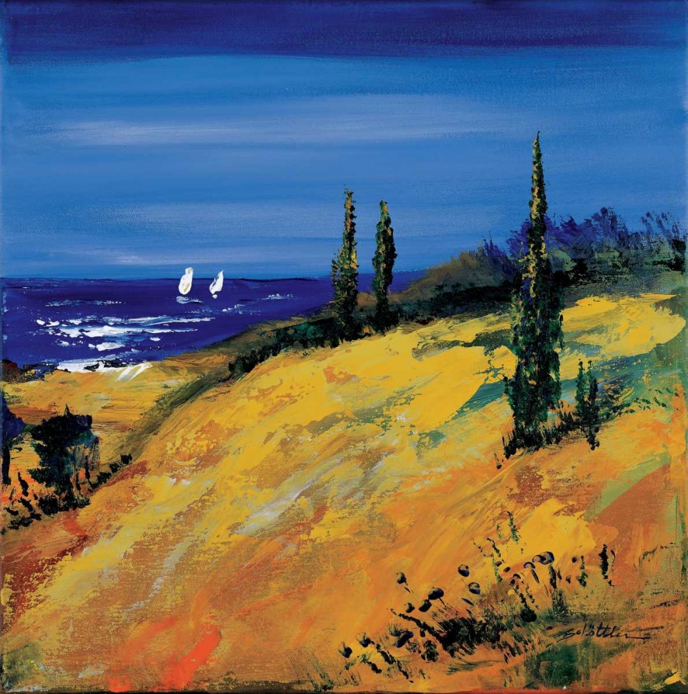The sea and dunes art print by Katharina Schottler for $57.95 CAD