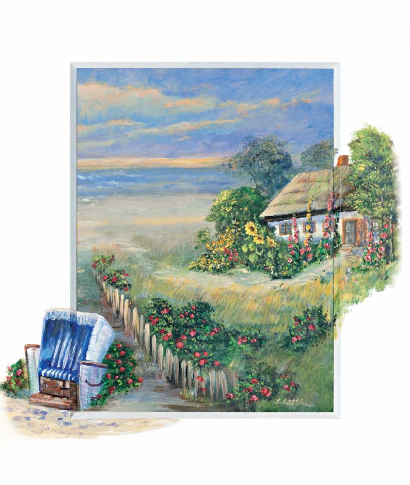 Path to the beach art print by Katharina Schottler for $57.95 CAD