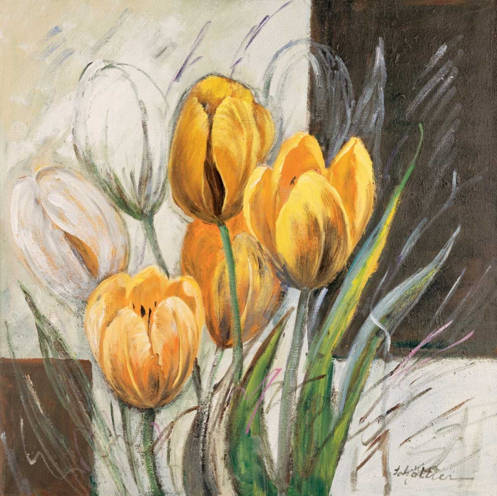 Yellow Tulips art print by Katharina Schottler for $57.95 CAD