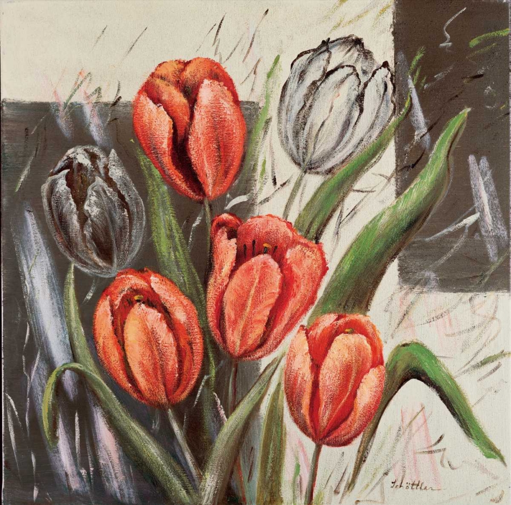 Orange Tulips art print by Katharina Schottler for $57.95 CAD