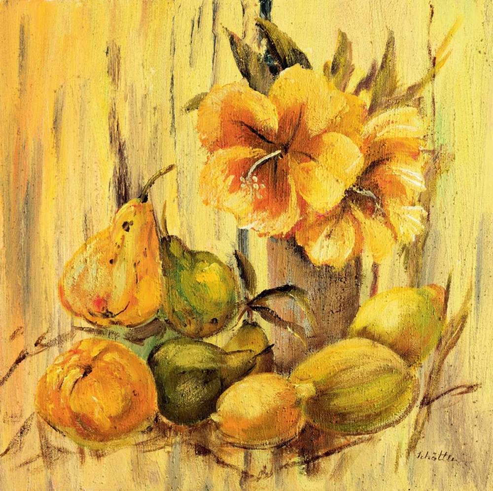 Yellow creation I art print by Katharina Schottler for $57.95 CAD