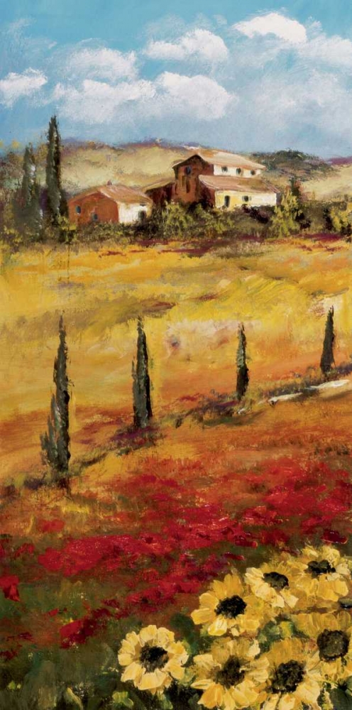 Italy Sunflower I art print by Katharina Schottler for $57.95 CAD