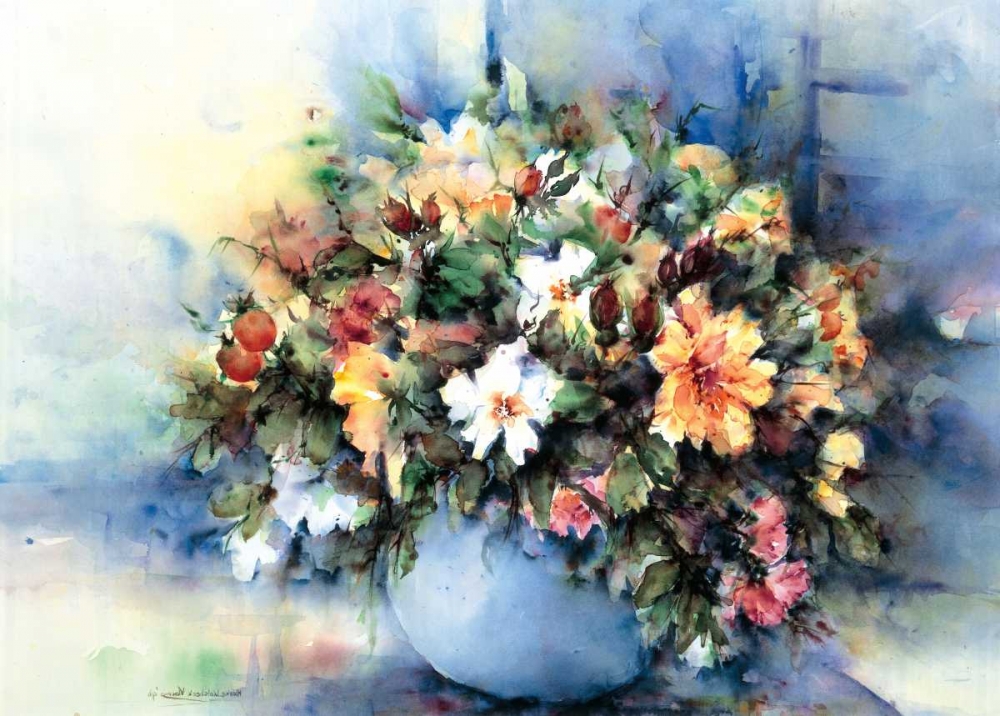 Roses from my garden art print by Klaske Kalsbeek-Vlasma for $57.95 CAD