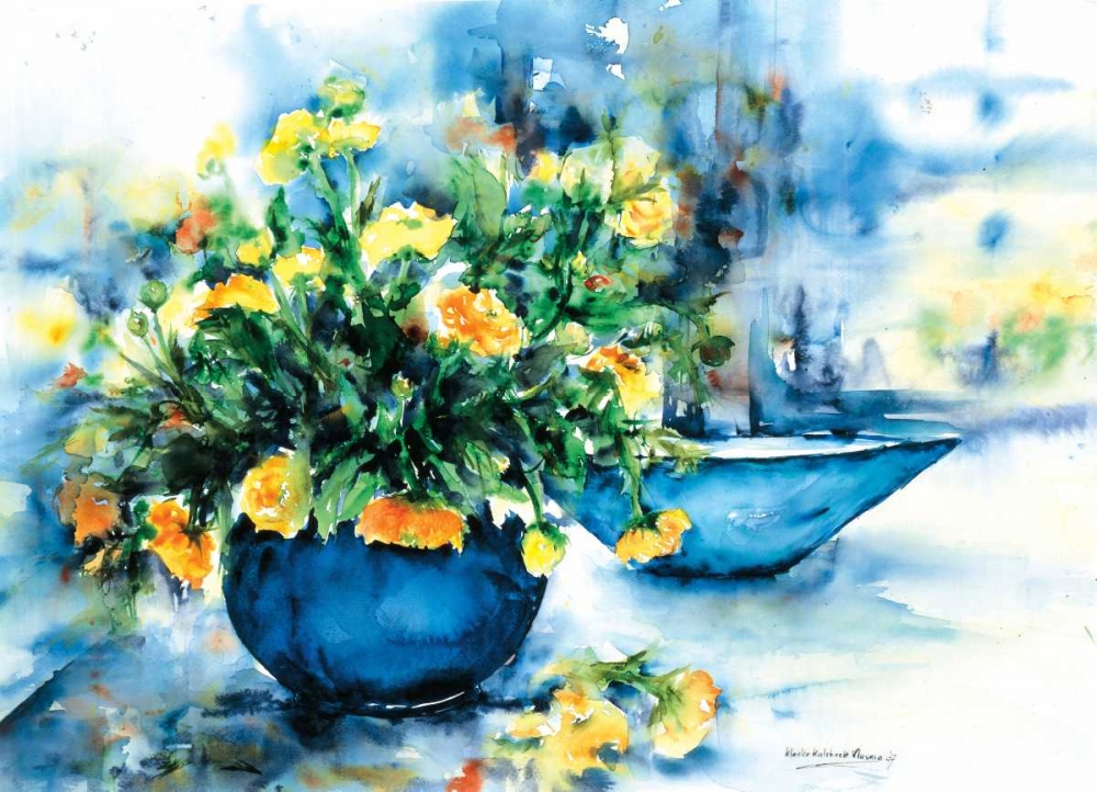 A stillife in Spring art print by Klaske Kalsbeek-Vlasma for $57.95 CAD