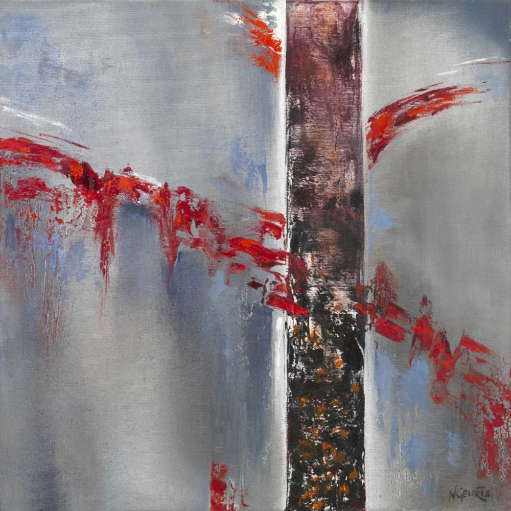 Red Splash II art print by Nelly Geurts for $57.95 CAD