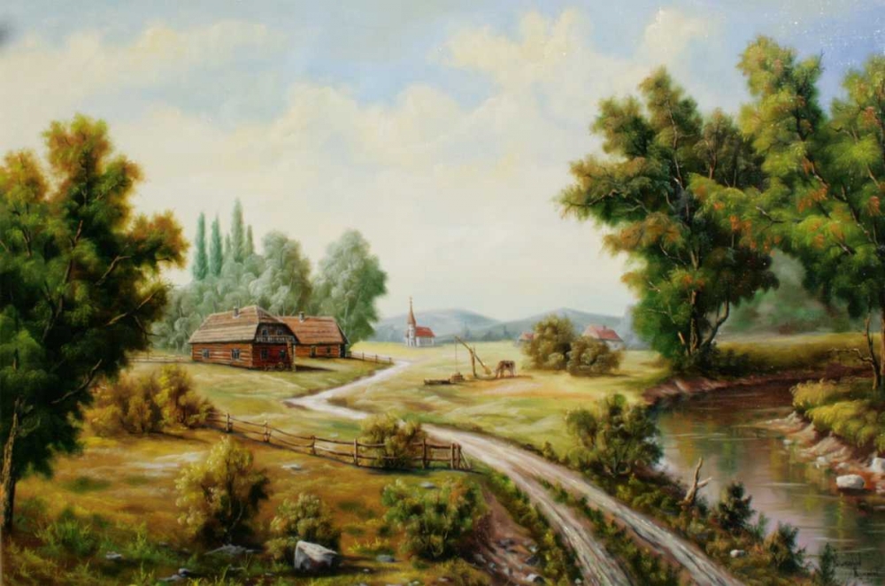 Selyskij Pejzaz art print by Najgyonov Vlagyislav for $57.95 CAD