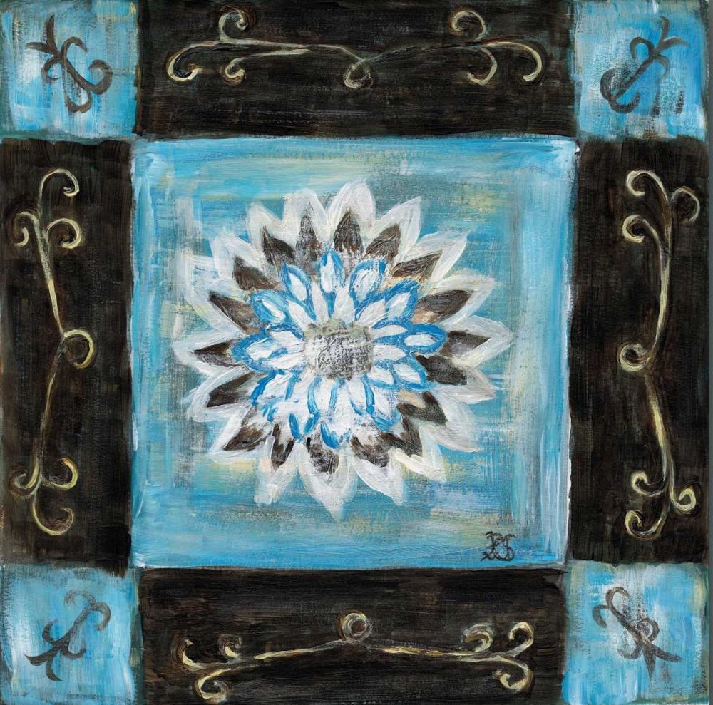 Retro Blue I art print by Pascalle van Aanholt for $57.95 CAD