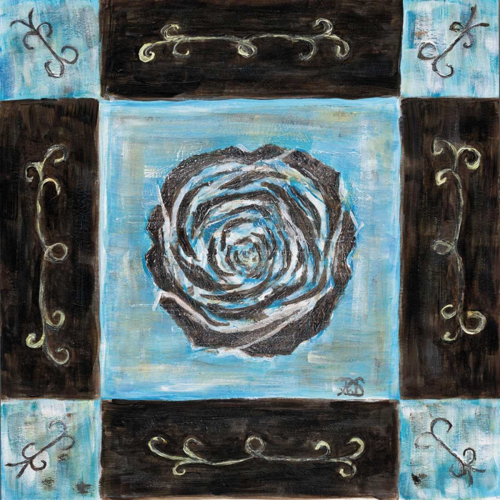 Retro Blue II art print by Pascalle van Aanholt for $57.95 CAD