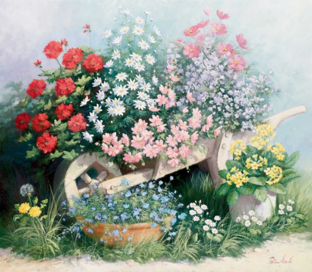 Flower parade art print by Peter Motz for $57.95 CAD
