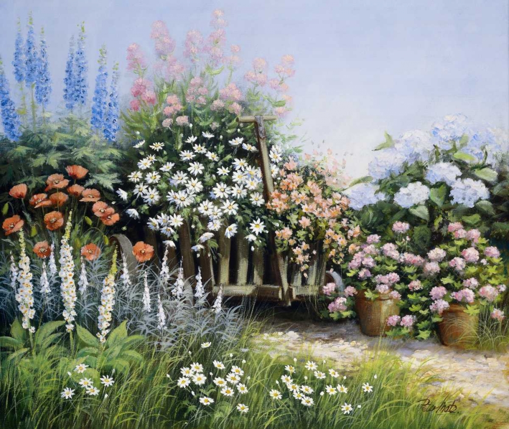 In my garden art print by Peter Motz for $57.95 CAD