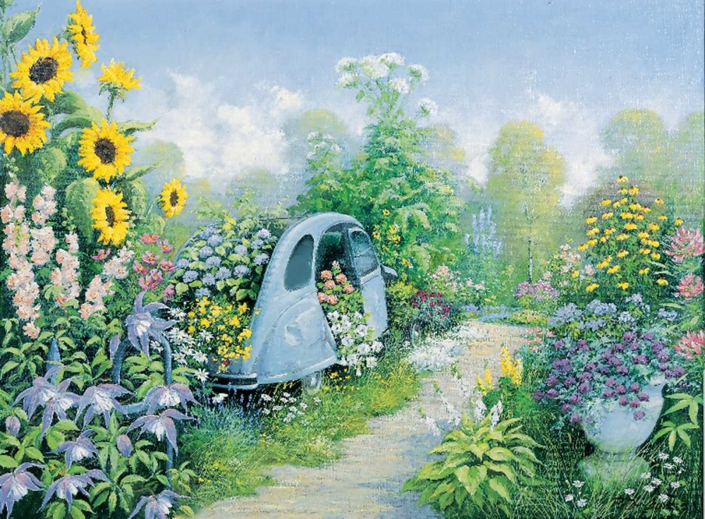Deux Chevaux art print by Peter Motz for $57.95 CAD