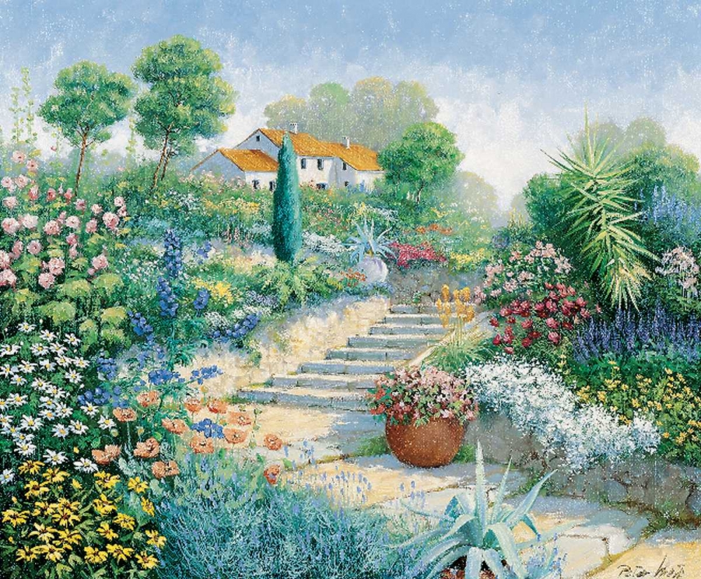 Flowers everywhere art print by Peter Motz for $57.95 CAD