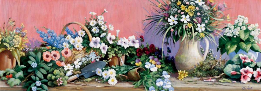 A world of flowers art print by Peter Motz for $57.95 CAD
