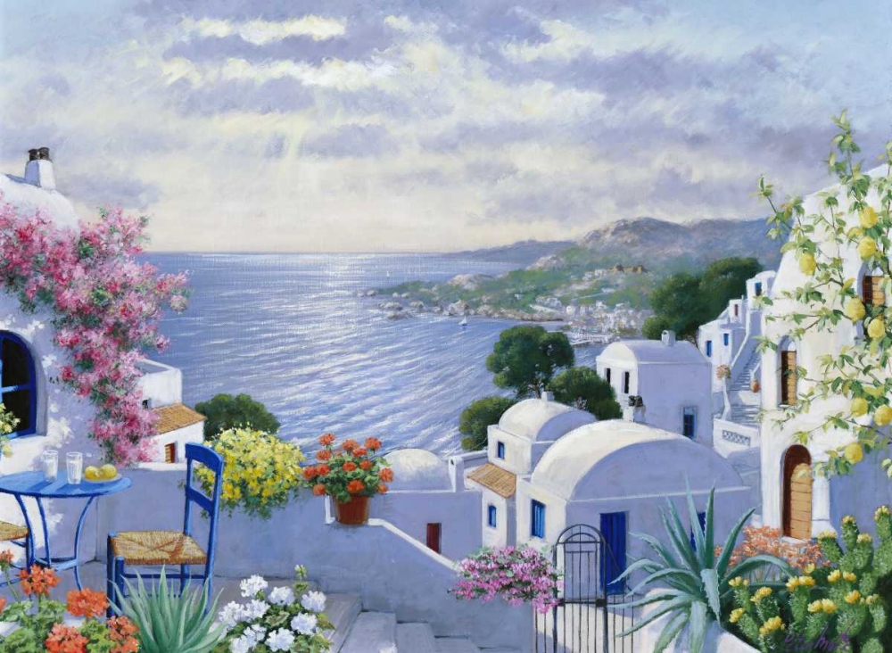 Sparkling Greece art print by Peter Motz for $57.95 CAD