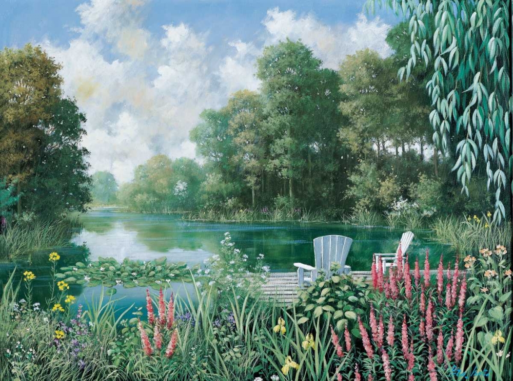 The pond II art print by Peter Motz for $57.95 CAD