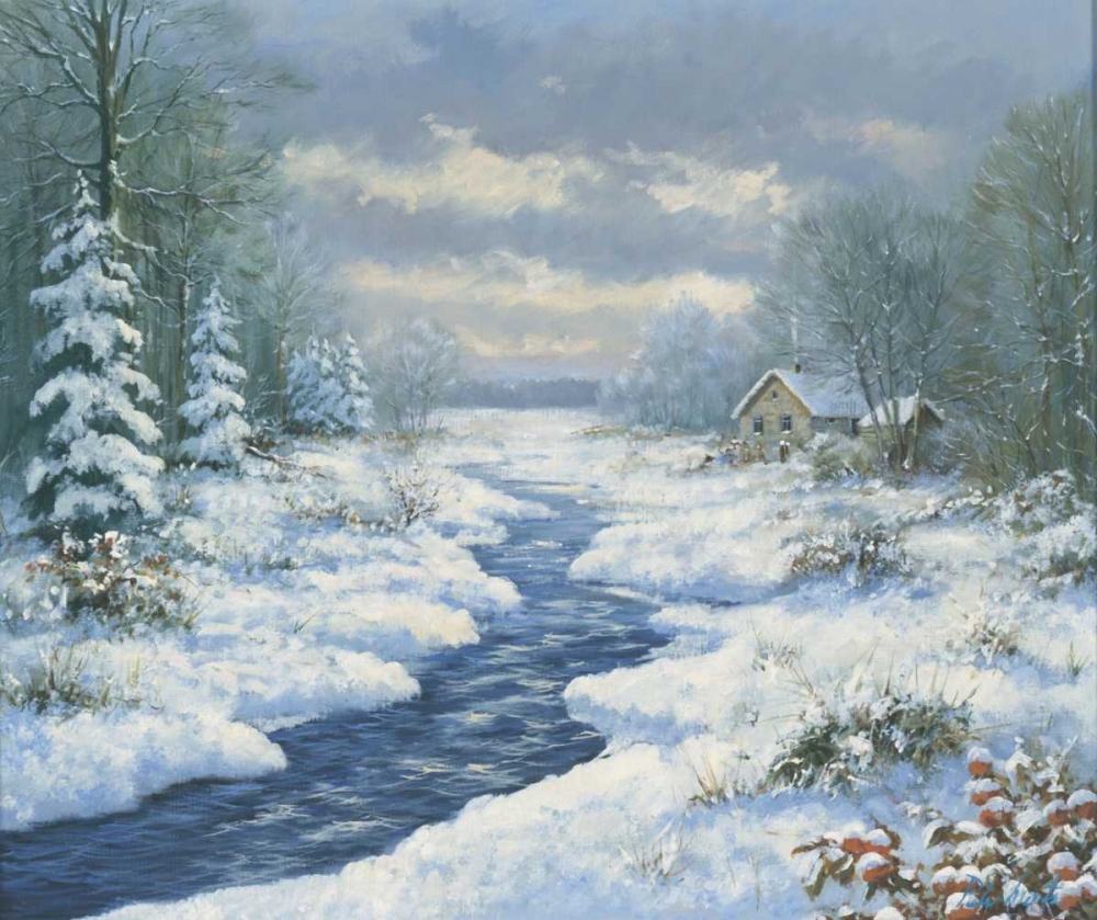 Autumn morning art print by Peter Motz for $57.95 CAD