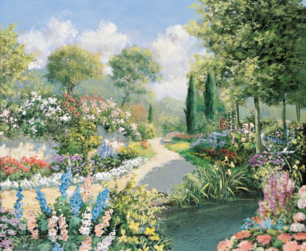 Delightful park art print by Peter Motz for $57.95 CAD