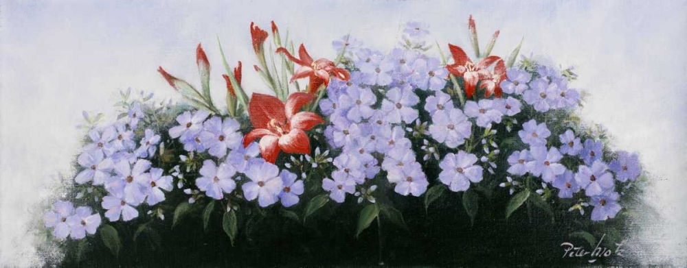 Flowers bouqet art print by Peter Motz for $57.95 CAD