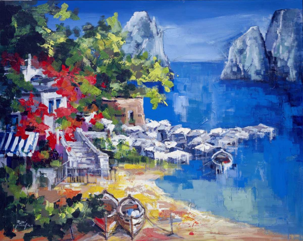 Paesaggio caprese art print by Roberto di Viccaro for $57.95 CAD