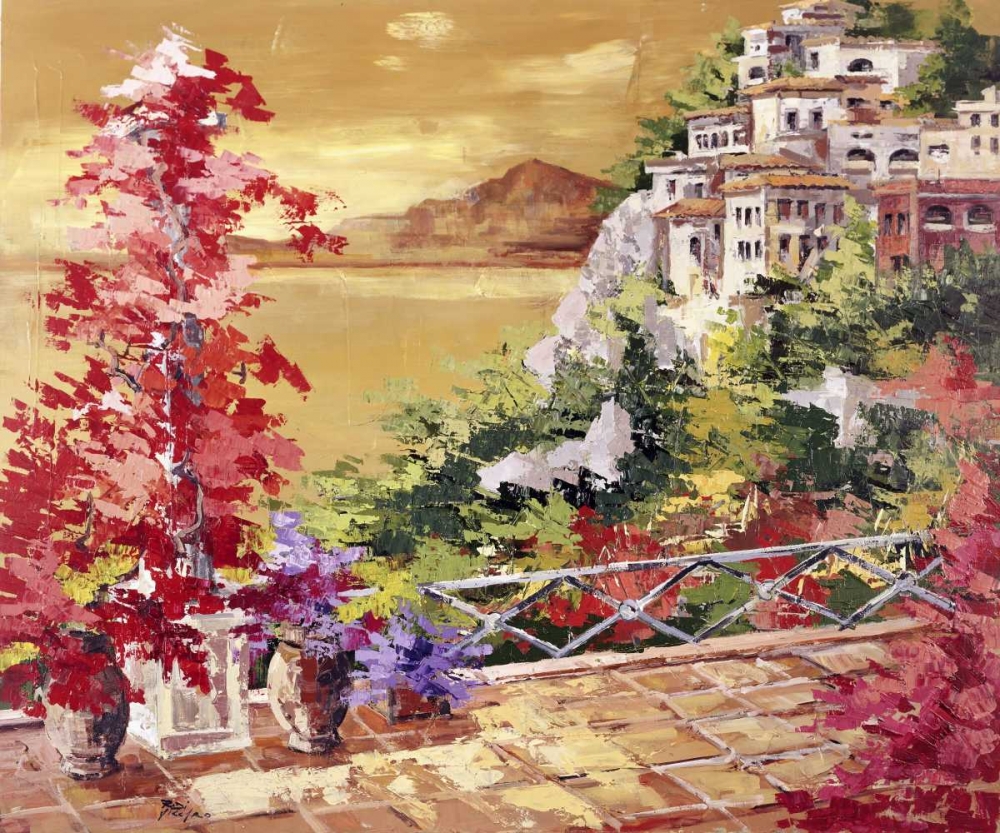 Colori caldi sul golfo art print by Roberto di Viccaro for $57.95 CAD
