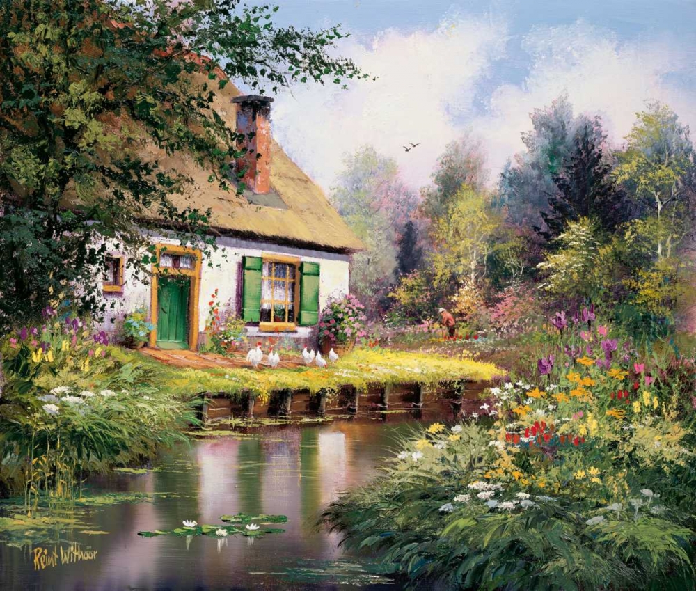 At the creek art print by Reint Withaar for $57.95 CAD