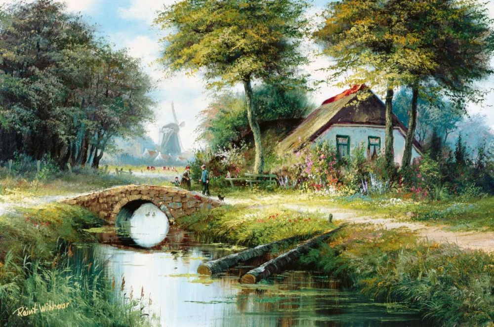 Dutch country scene art print by Reint Withaar for $57.95 CAD