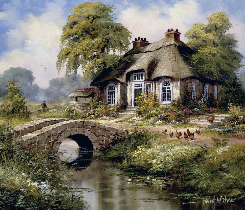 English cottage I art print by Reint Withaar for $57.95 CAD