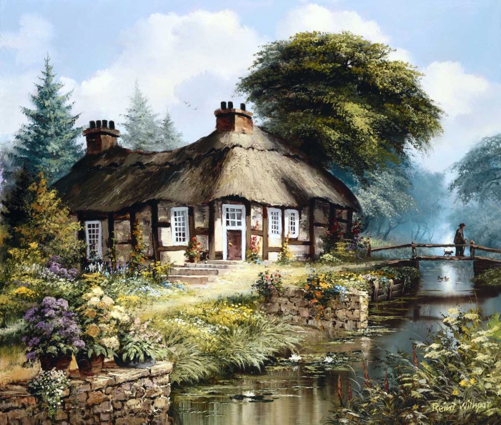 English cottage II art print by Reint Withaar for $57.95 CAD