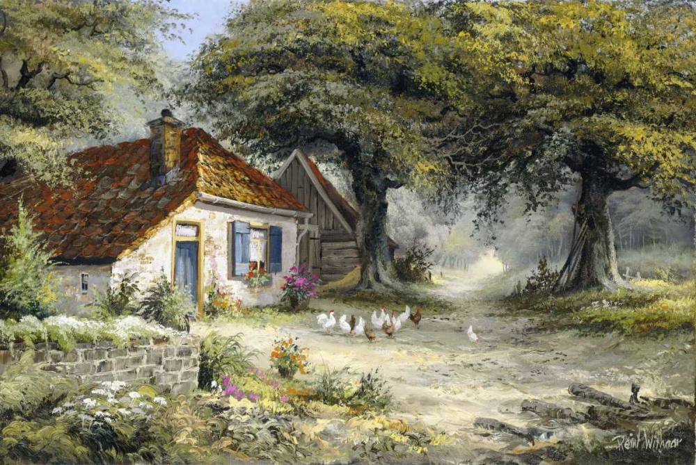 Fairy-like cottage art print by Reint Withaar for $57.95 CAD