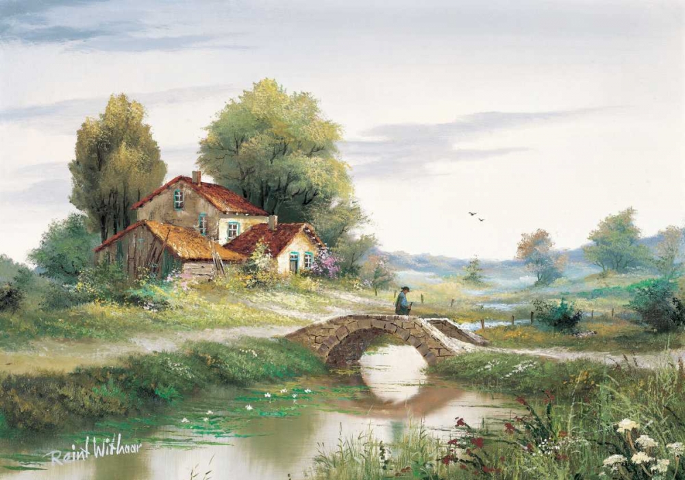 The bridge art print by Reint Withaar for $57.95 CAD
