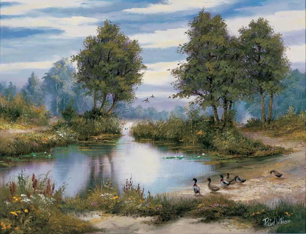 Peace in the valley art print by Reint Withaar for $57.95 CAD
