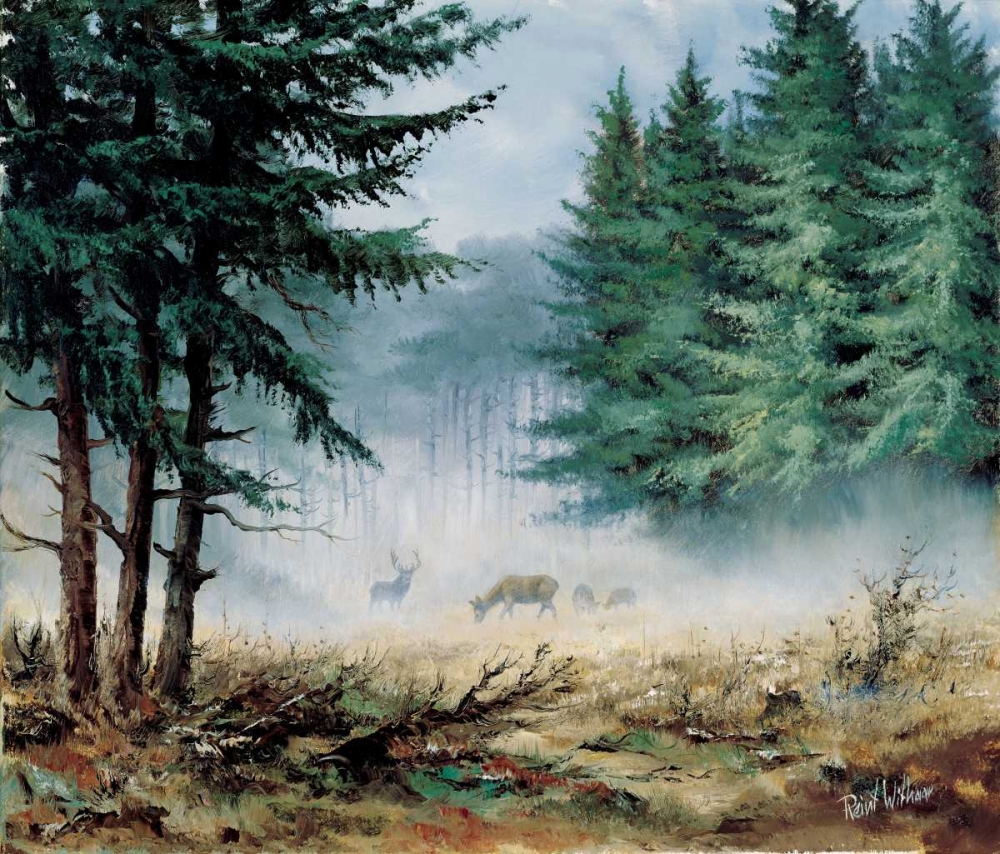 Morning in mist art print by Reint Withaar for $57.95 CAD