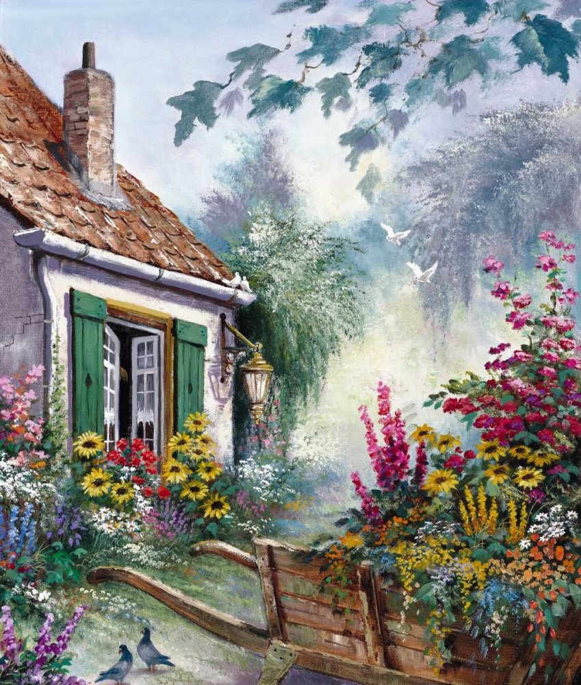 The blossomming barrow art print by Reint Withaar for $57.95 CAD