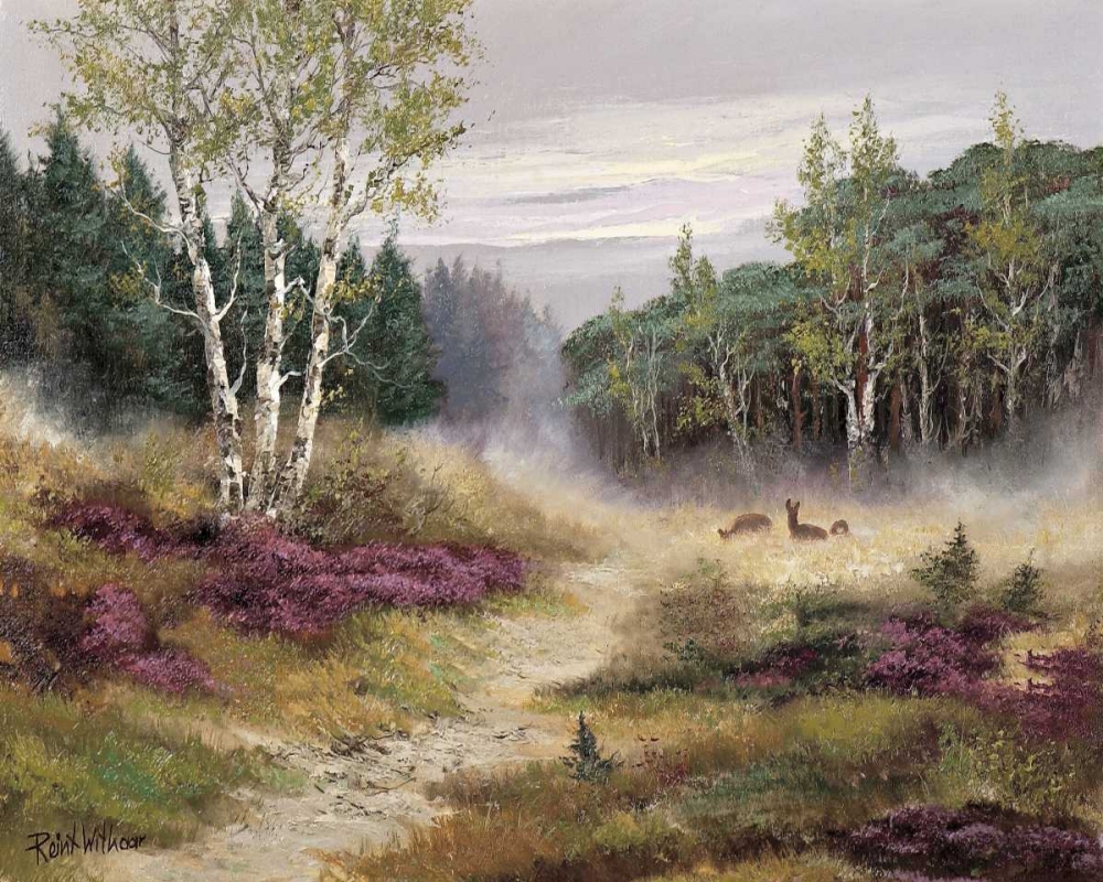 Watching the deers art print by Reint Withaar for $57.95 CAD