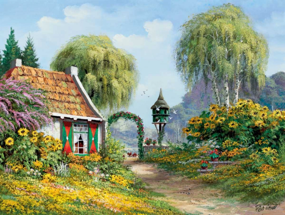 Happy living art print by Reint Withaar for $57.95 CAD