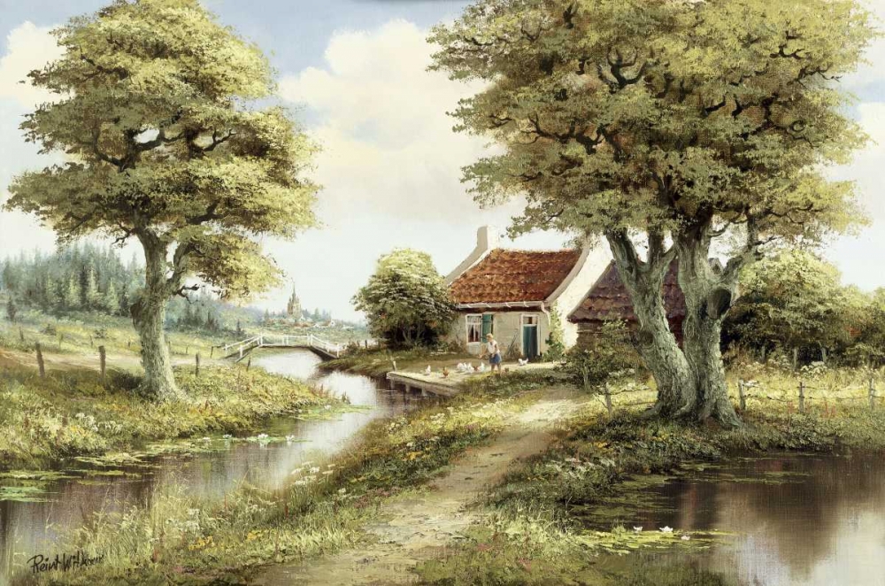 Dutch country scene art print by Reint Withaar for $57.95 CAD