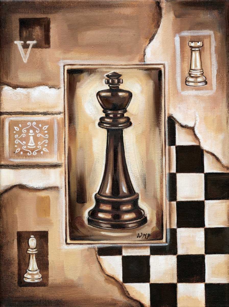 Chess King art print by Wendy Fields for $57.95 CAD