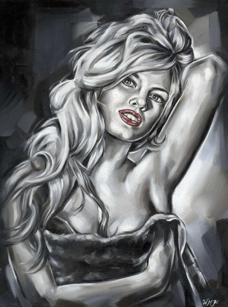 Brigit Bardot art print by Wendy Fields for $57.95 CAD