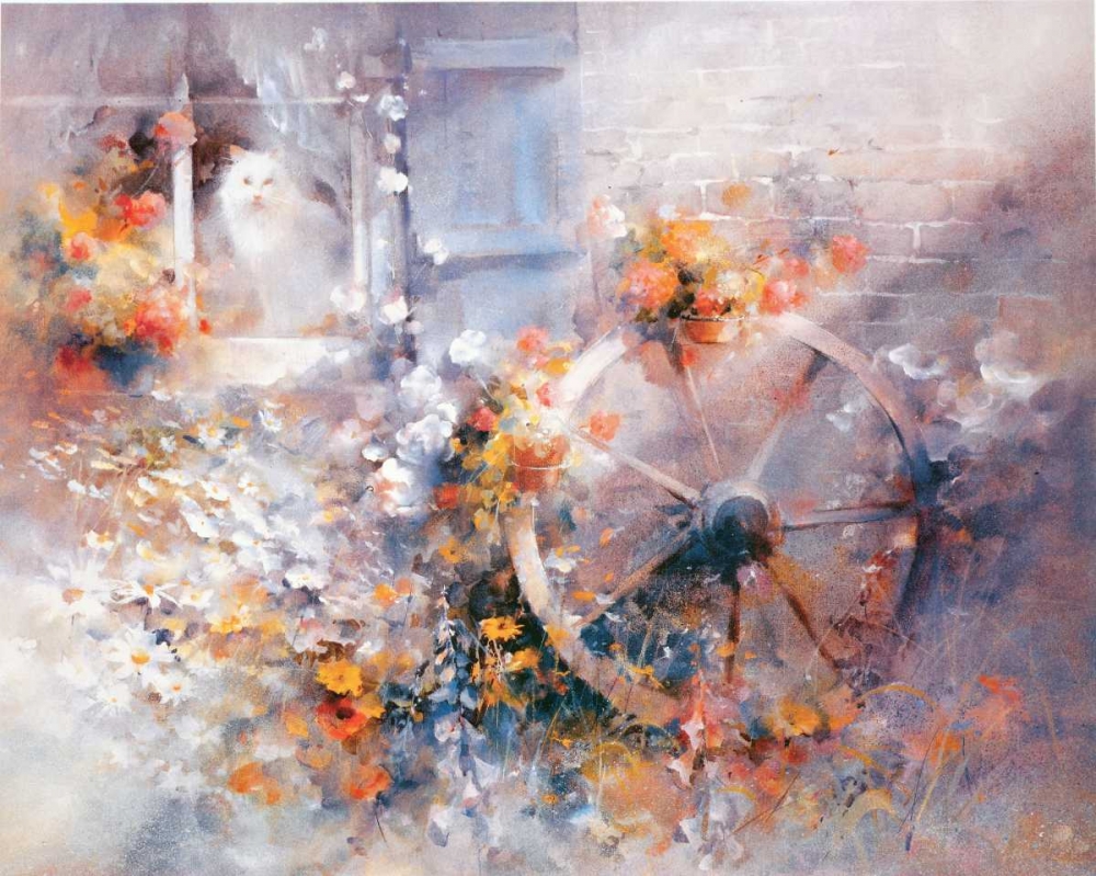 Floral Cottage art print by Willem Haenraets for $57.95 CAD