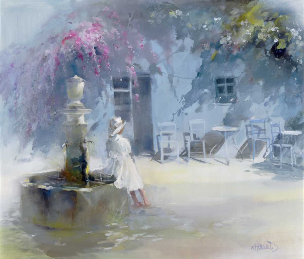 Idyllic blue art print by Willem Haenraets for $57.95 CAD