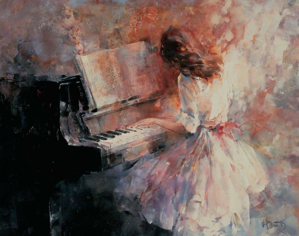 Romantic rhythm art print by Willem Haenraets for $57.95 CAD