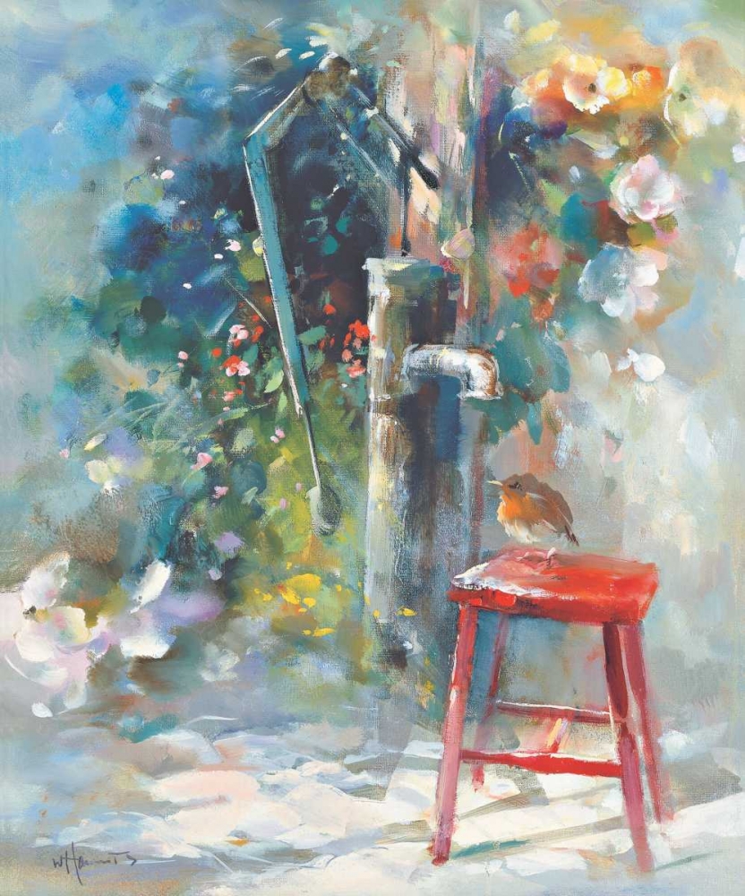 Silent garden art print by Willem Haenraets for $57.95 CAD
