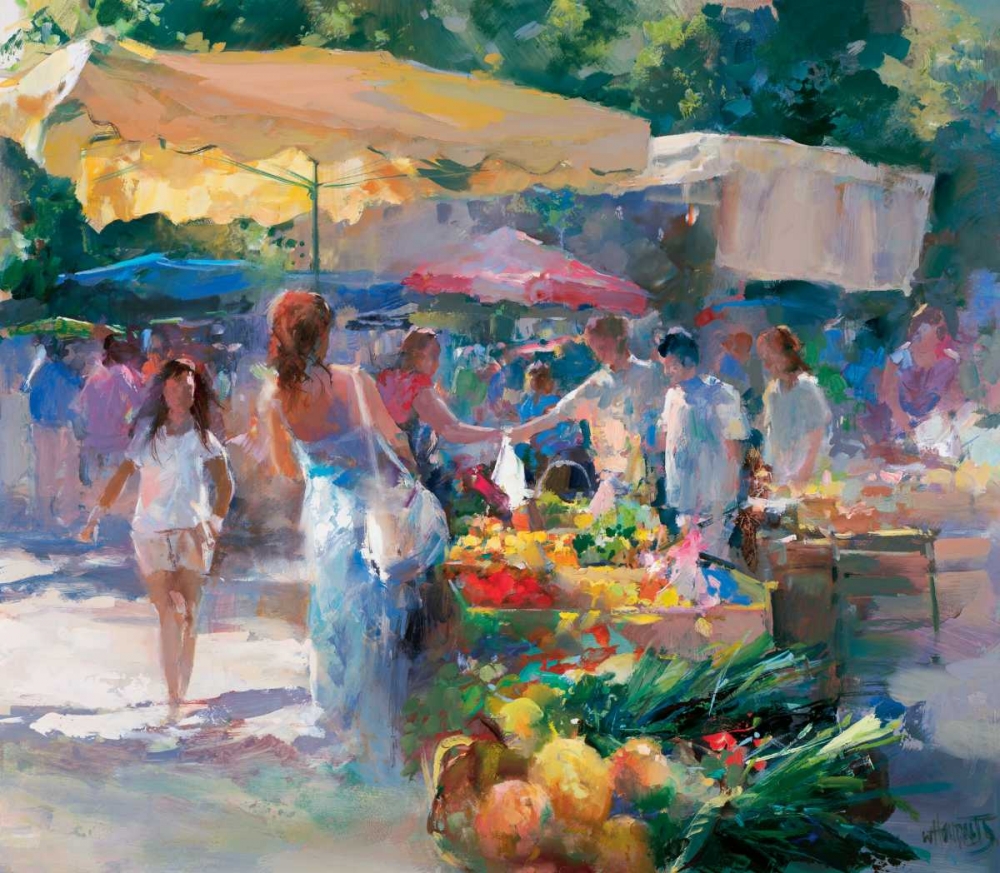 Market Tuni art print by Willem Haenraets for $57.95 CAD